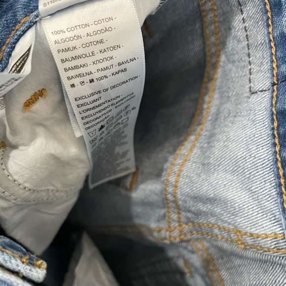 Levi’s High Waisted Straight Distressed Jeans - Size 25 - Picture 16 of 16